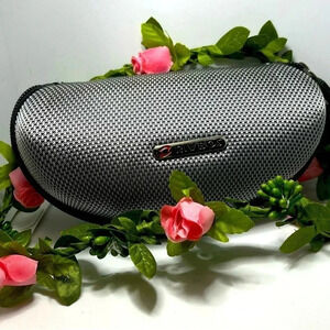 RIVBOS Zippered Glasses Case with Clip